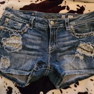 Womens miss me shorts